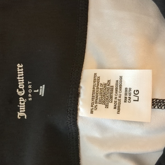 Juicy couture Capri leggings size L - Picture 7 of 9